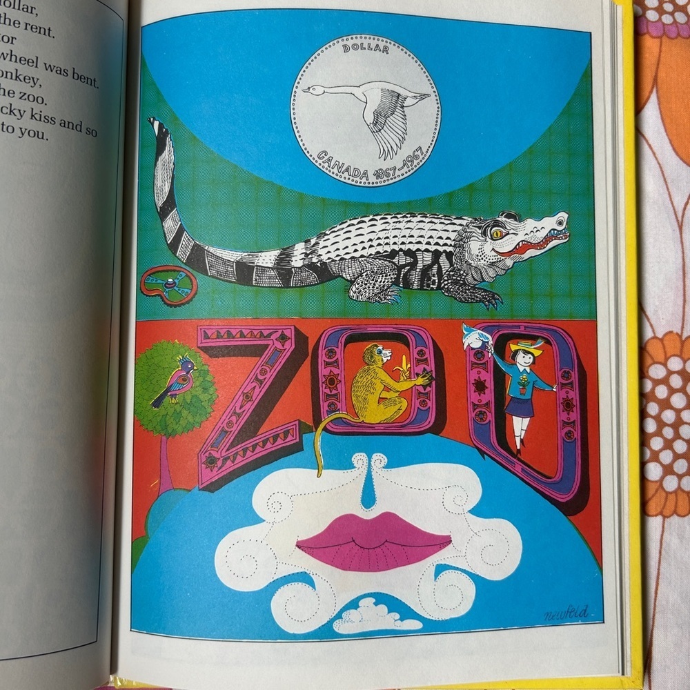 2 for $40 Vintage copy Canadian Classic Alligator Pie Book by Dennis Lee - Picture 4 of 4